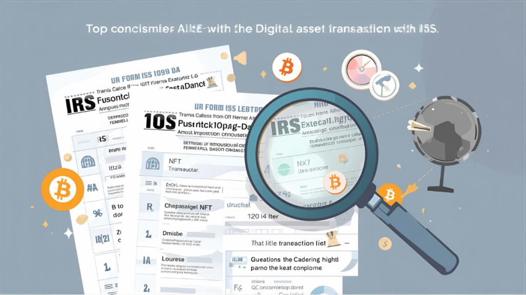 IRS Form 1099-DA reporting requirements for cryptocurrency transactions in 2025