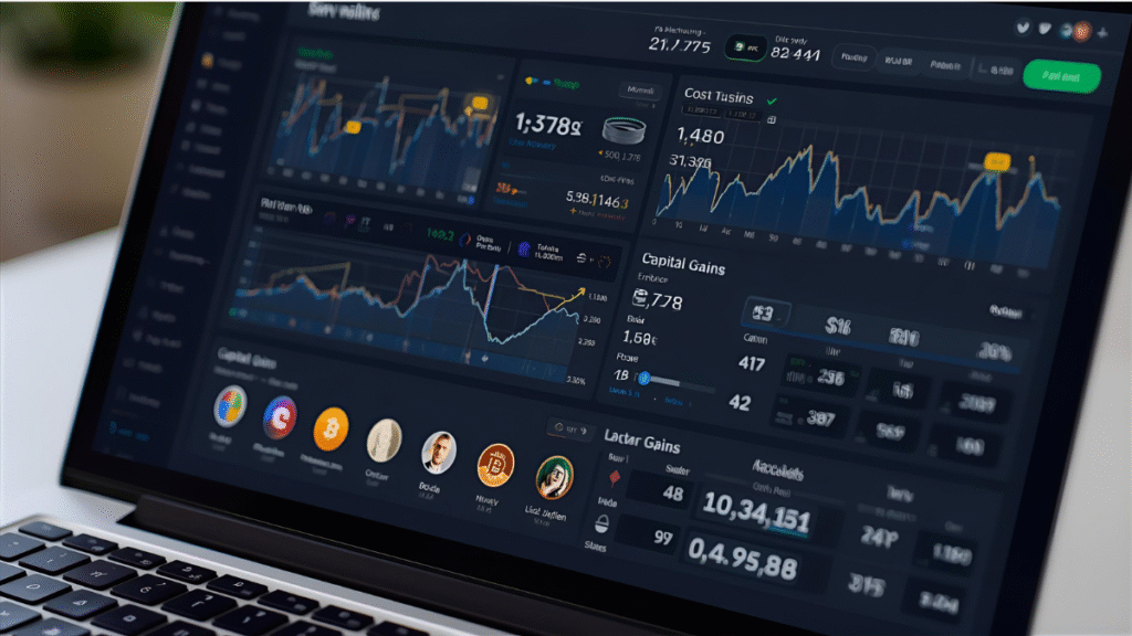 Tracking crypto cost basis capital gains and losses for IRS tax compliance